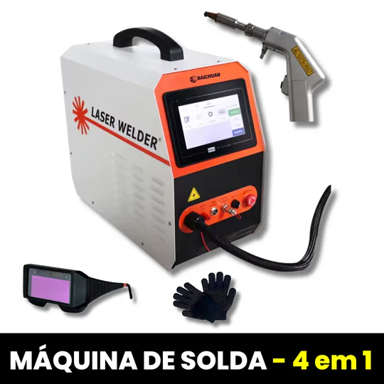 PROMOÇÃO Máquina de Solda e Corte a Laser Portátil Multiprocesso 250A BIVOLT
